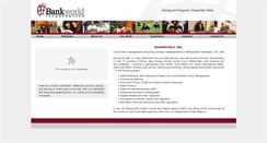 Desktop Screenshot of bankworldinc.com